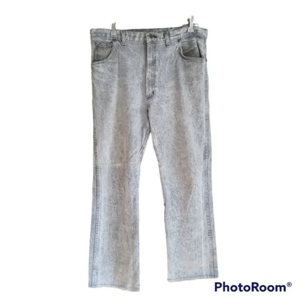 Vintage 80s Bristol Blues Stone Wash Boot Cut Jean's Sz 34